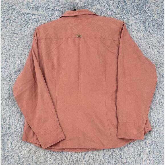 Columbia Women’s 1X Plus Shirt Rosa Siskiyou Pass Long Sleeve Snap Button Outdoo - Picture 15 of 15